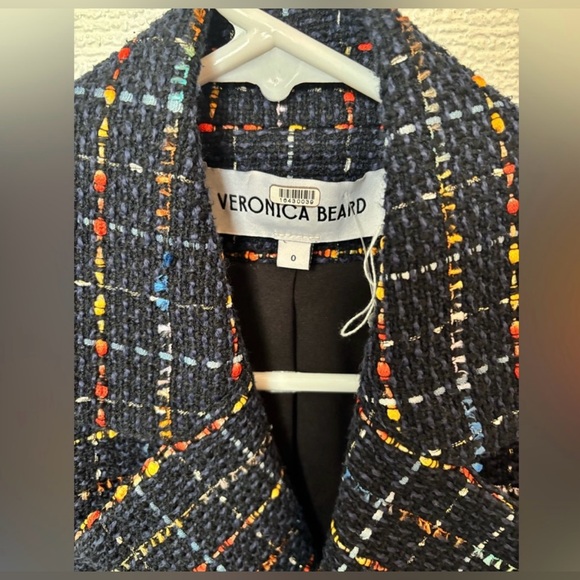 Veronica Beard Black Double-Breasted Dickey Blazer - Picture 14 of 14